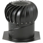 14" Black Aluminum Turbine Vent