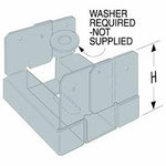 Simpson Strong Tie ABA44Z Z-Max 4 by 4 Adjustable Post Base