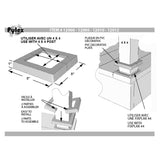 Cvr Bs Plst Blk F/sq Pst 4x4in