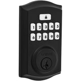 SmartCode Electronic Keypad Deadbolt - Matte Black