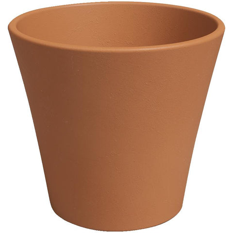 10.12" Cono Clay Pot - Terracotta