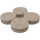 1-1/2" Round Heavy Duty Felt Pads - 8 Pack