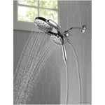 HydroRain 4 Setting Handheld & Wall 2 in 1 Showerhead - Chrome