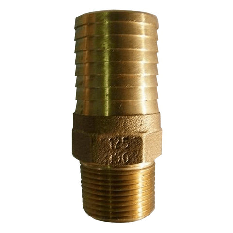 1-1/4" x 1" Hex Bronze Adapter