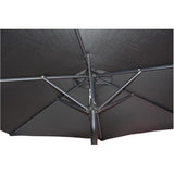 INSTYLE OUTDOOR 7' Crank Market Umbrella - Black