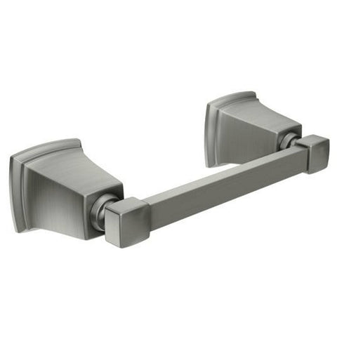 Moen FAUCETS Y3208BN Boardwalk Brushed Nickel pivoting Paper Holder, 8.4" x 3.2"