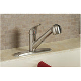 Oralie Single Handle Pull-Out Kitchen Faucet - Brushed Nickel