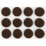 1/2" Round Medium Duty Felt Pads - 24 Pack