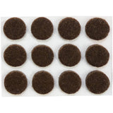 1/2" Round Medium Duty Felt Pads - 24 Pack