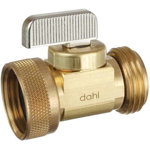1/2" Male Hose x Female Swivel Hose Boiler Drain Valve