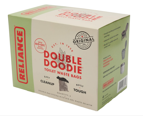 Reliance Products Double Doodie Toilet Waste Bags (6-Pack)