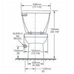 Ravenna 6L 16.5 inch(s) White Right Height Elongated 2 Piece Toilet in a Box with Slow Close Seat