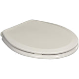 White Plastic Slow Close Round Toilet Seat