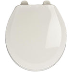 White Plastic Slow Close Round Toilet Seat