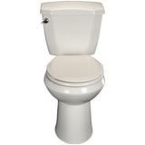 White Plastic Slow Close Round Toilet Seat