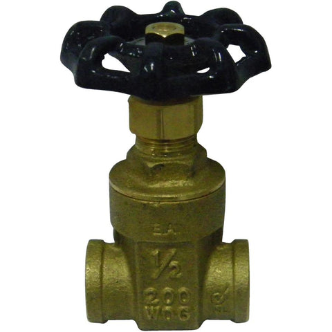 1/2" Copper Brass Gate Valve