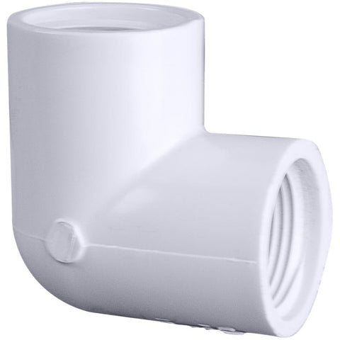 Schedule 40 3/4" FPT PVC 90 Degree Elbow