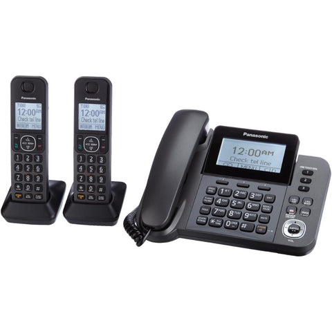 Panasonic KXTGF352M Dect_6.0 3-Handset Landline Telephone