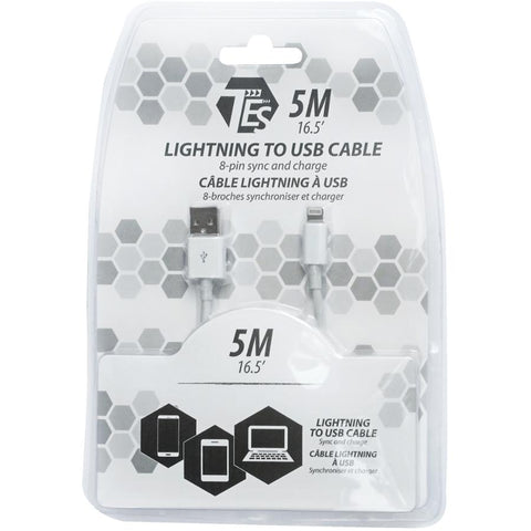 16.5' Lightning Connector To USB Power-Sync Cable