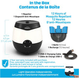 EL55 Rechargeable Mosquito Repeller and Glow Light