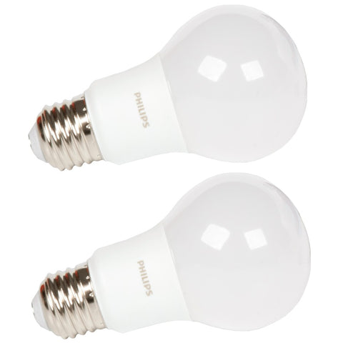 Philips 460741 Led 40W A19 Daylight (5000K) Non-Dimmable-2 Pack