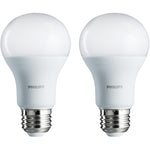 Philips 461979 LED 100-Watt A19 Soft White Non-Dimmable Bulb, 2-Pack