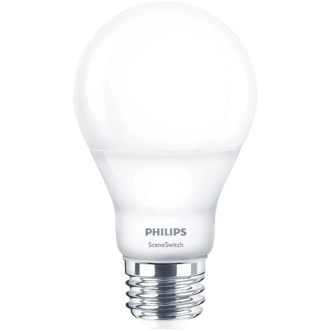 Philips 464875 Led 60W A19 Sceneswitch Colour (2200K, 2700K, 5000K),