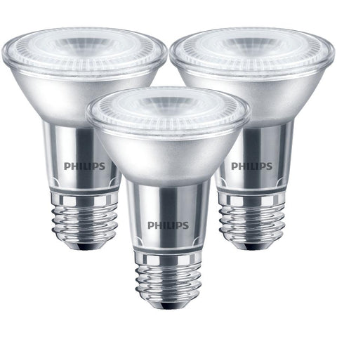 Philips 471227 Led 50W PAR20 Glass Bright White (3000K) - 3 Pack