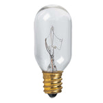 15W T7 Candelabra Base Clear Appliance Light Bulb