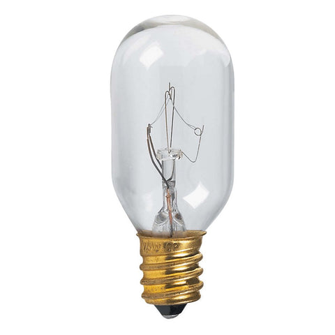 15W T7 Candelabra Base Clear Appliance Light Bulb