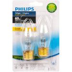 Philips 425918 Halogen Energy Saver 60W Chandelier Medium Base-2 Pack