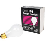 100W A19 Medium Base Frosted Rough Service Light Bulbs - 2 Pack