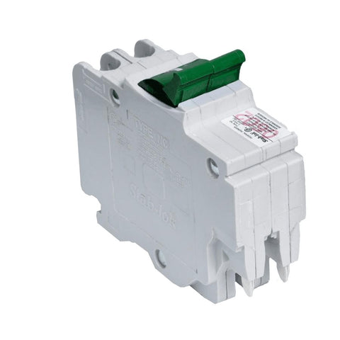 Schneider Electric NC0230CP Stab-lok (NC) Double Pole 30 Amp Plug-On Circuit Breaker, Ivory