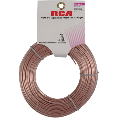 RCA AH18100N 100-Feet 18-Gauge Speaker Wire