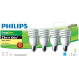 Philips 415991 CFL 23W = 100W Mini Twister Soft Light White (2700K) 4 Pack