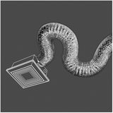 Dundas Jafine AF425ULPZW General Purpose Flexible Aluminum Foil Duct