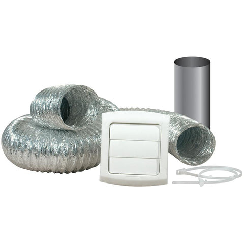 Dundas Jafine TD48PVKW6 Provent Dryer Vent Kit, 4"x8'