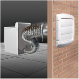 Dundas Jafine TD48PVKW6 Provent Dryer Vent Kit, 4"x8'