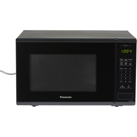 Panasonic NNSG676B Mid-size 1.3 cft. 1100W Genius Microwave Oven, Black, Black