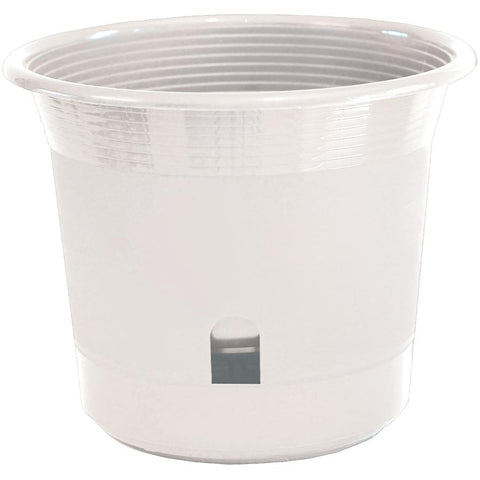 10" Self-Watering Planter - White