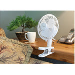 Personal Desk Fan, with Clip