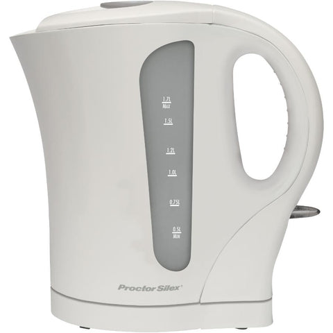 Cordless Kettle - White, 1500W, 1.7 L