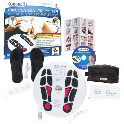 DR-HO'S Circulation Promoter Basic Package - TENS Machine, EMS and AMP - Improves Circulation, Reduces Swelling and Relieves Foot and Leg Pain