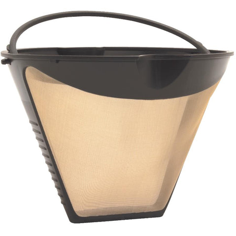 12 Cup Gold Tone Permanent Cone Coffee Maker Filter