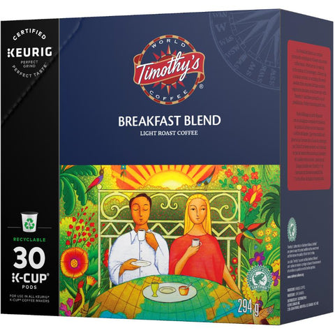 Timothy`s World Coffee Breakfast Blend 30 K-Cups