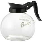 12 Cup Black Replacement Glass Coffee Carafe