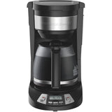12 Cup Black Basket Coffee Maker