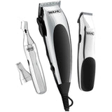 Wahl Canada Signature Series Home Barber Kit, Self-sharpening, high carbon steel clipper blades stay sharp longer, Clipper/Trimmer Combo Kit, Easy to use haircutting kit perfect for the whole family - Model 3195