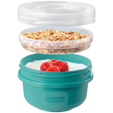 TakeAlongs Twist & Seal Round Food Containers - 378 ml, 3 Pack