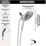 In2ition 7 Setting Handheld & Wall Showerhead - Chrome